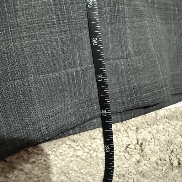 Brooks Brothers Fitzgerald Plaid Trousers Grey Checkered 38R - Picture 5 of 5